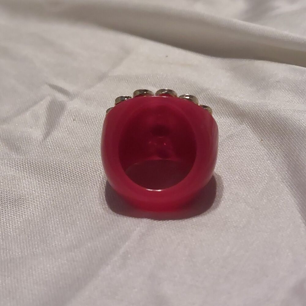 Avon Pink Ring Size 8 1/2 - Picture 4 of 6